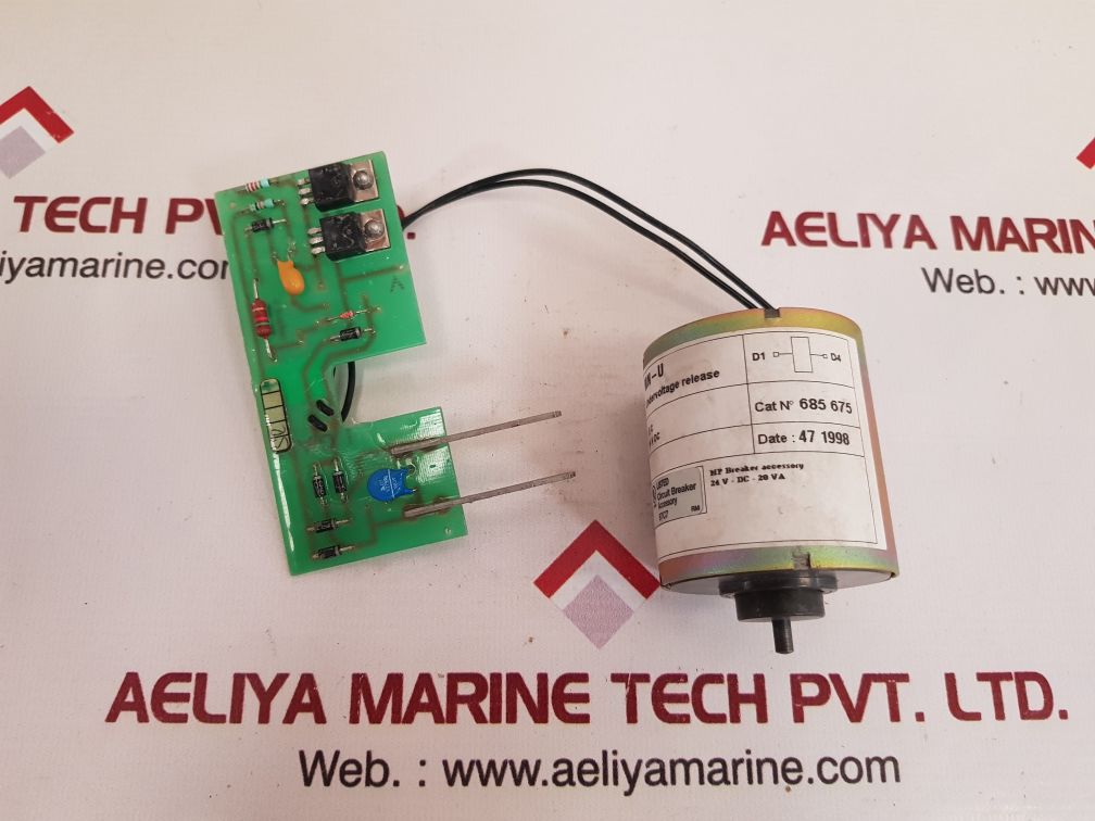 Merlin gerin 685 675 circuit breaker closing coils 24v-dc-20va
