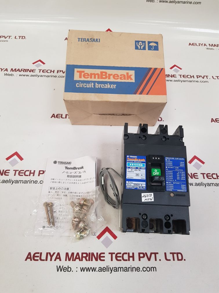 Terasaki xs100nb tembreak circuit breaker 30a