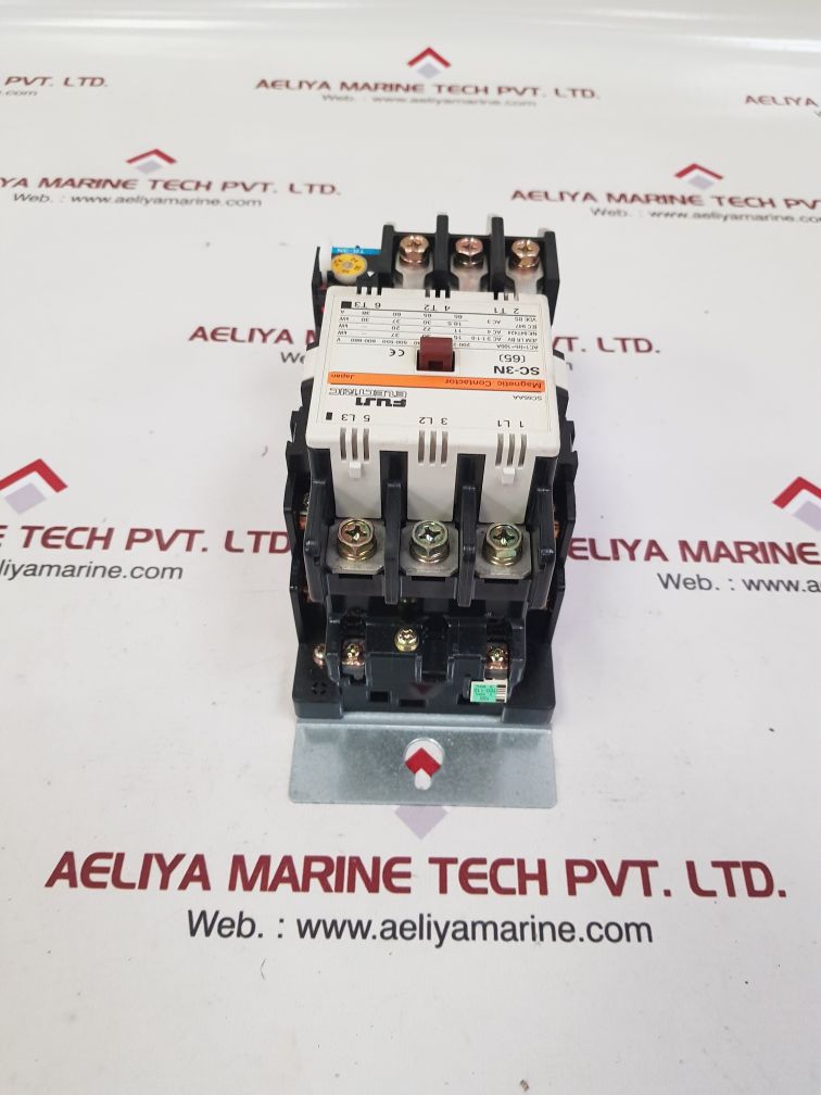 Fuji electric sc-3n(65) contactor with thermal overload relay
