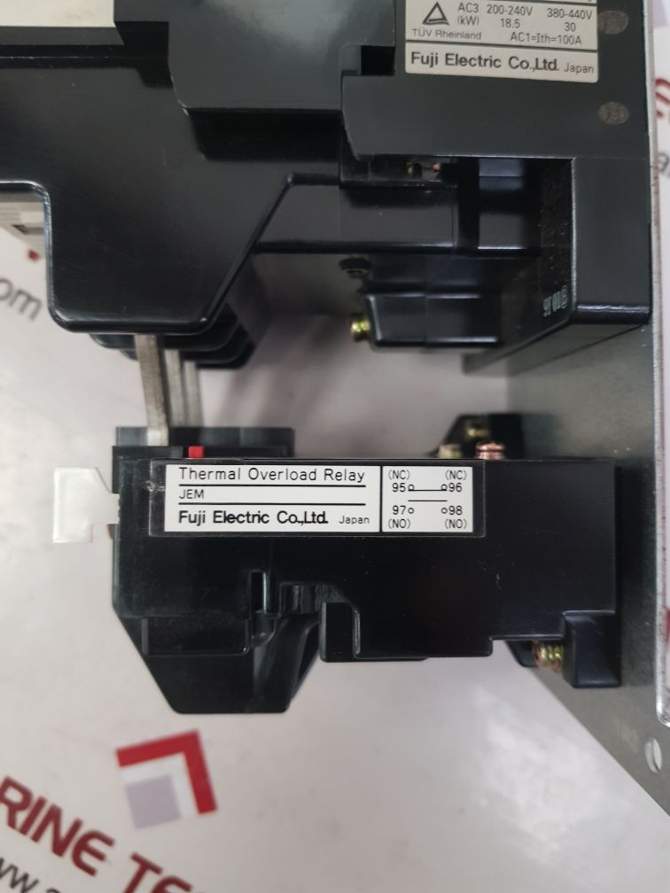 Fuji electric sc-3n(65) contactor with thermal overload relay