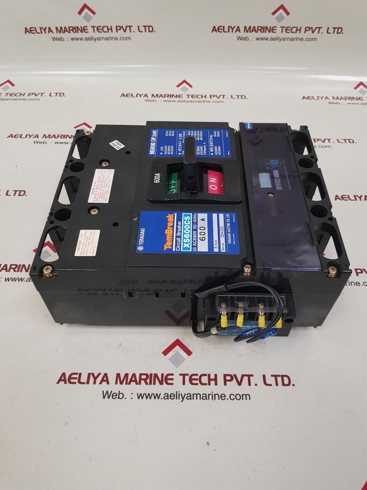 Terasaki xs600cs 3 pole circuit breaker