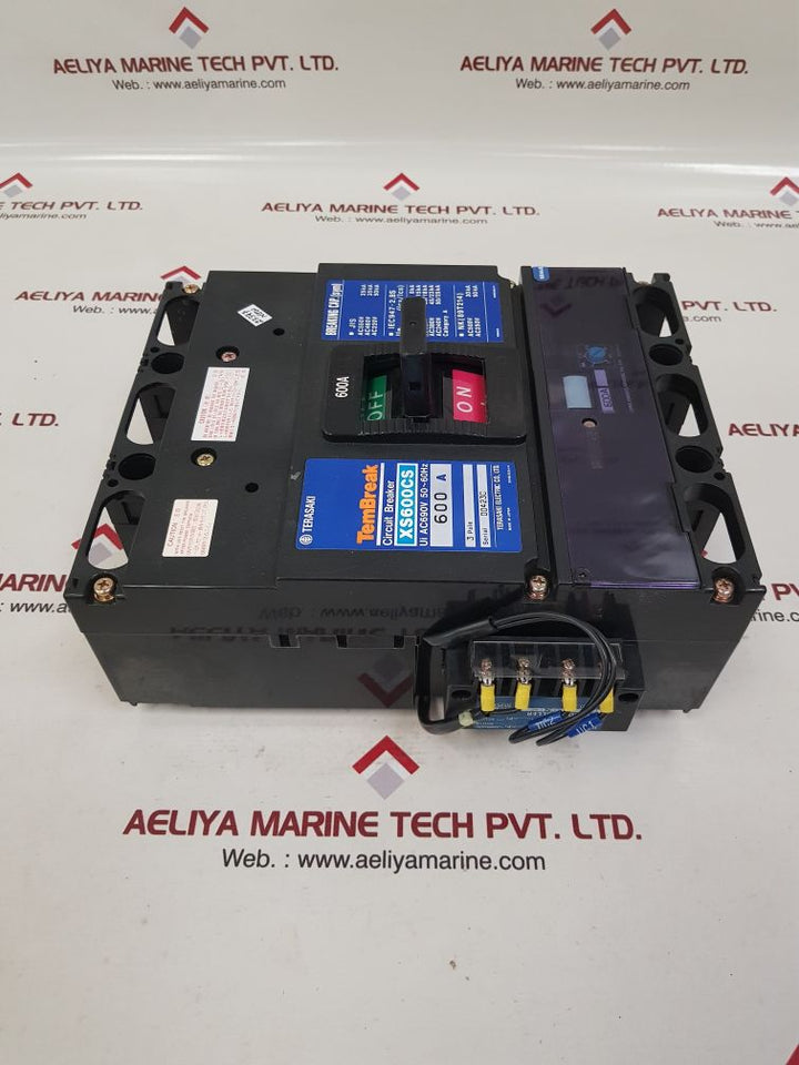 Terasaki xs600cs 3 pole circuit breaker