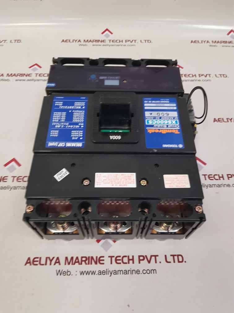 Terasaki xs600cs 3 pole circuit breaker