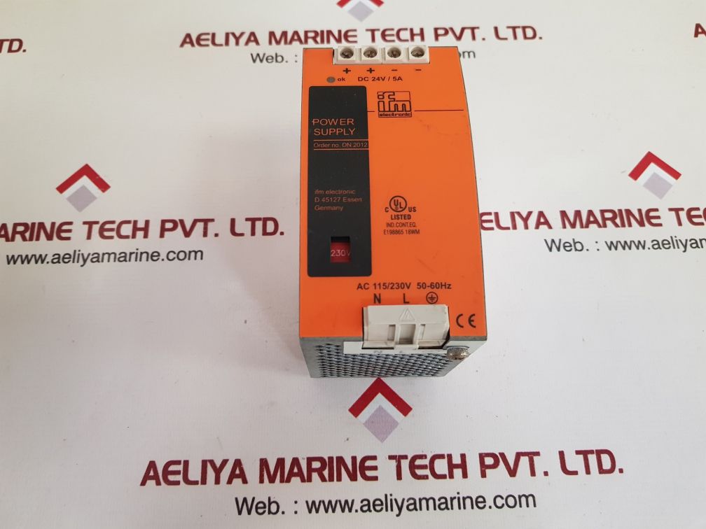 Ifm electronic sl5.502 power supply dn 2012