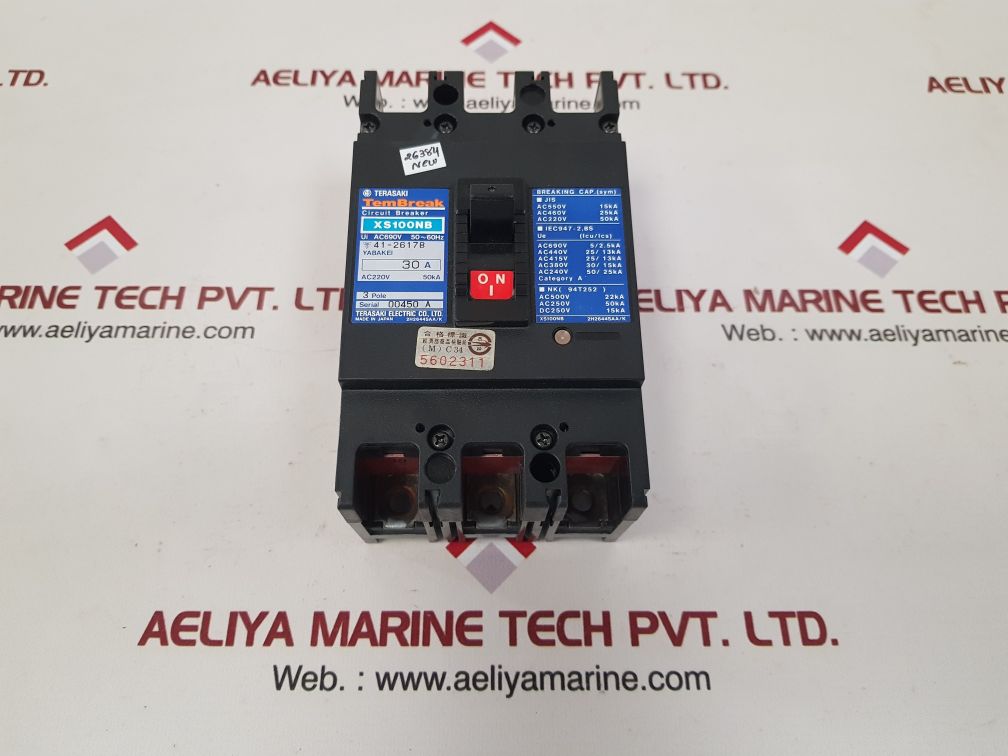 Terasaki electric xs100nb circuit breaker