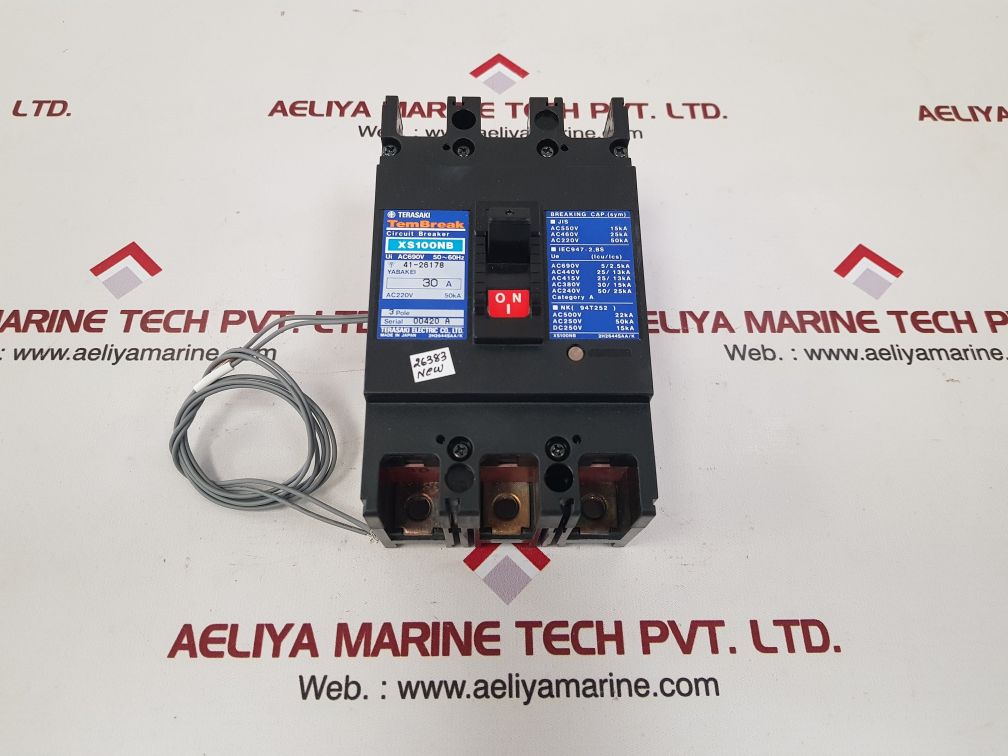 Terasaki electric xs100nb circuit breaker 30a
