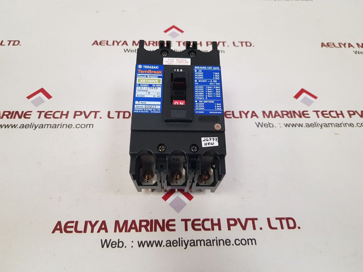 Terasaki xe100ns circuit breaker 15 a