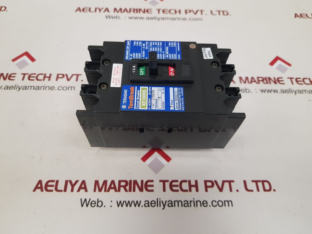 Terasaki xe100ns circuit breaker 15 a
