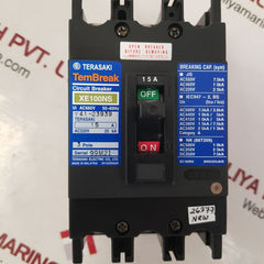 Terasaki xe100ns circuit breaker 15 a