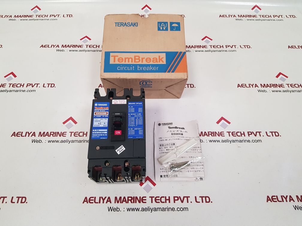 Terasaki electric xh100ns circuit breaker 40a