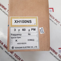 Terasaki electric xh100ns circuit breaker 60a