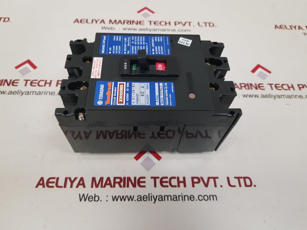 Terasaki electric xh100ns circuit breaker 60a