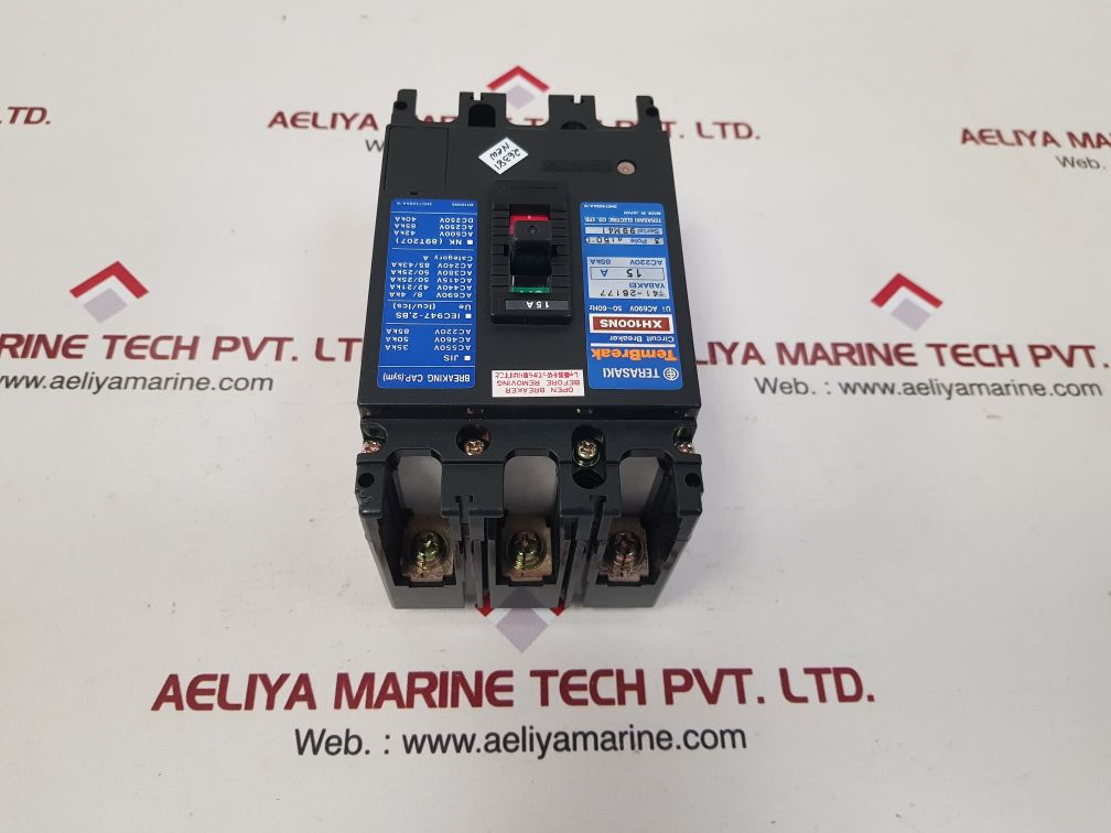 Terasaki xh100ns circuit breaker 15a