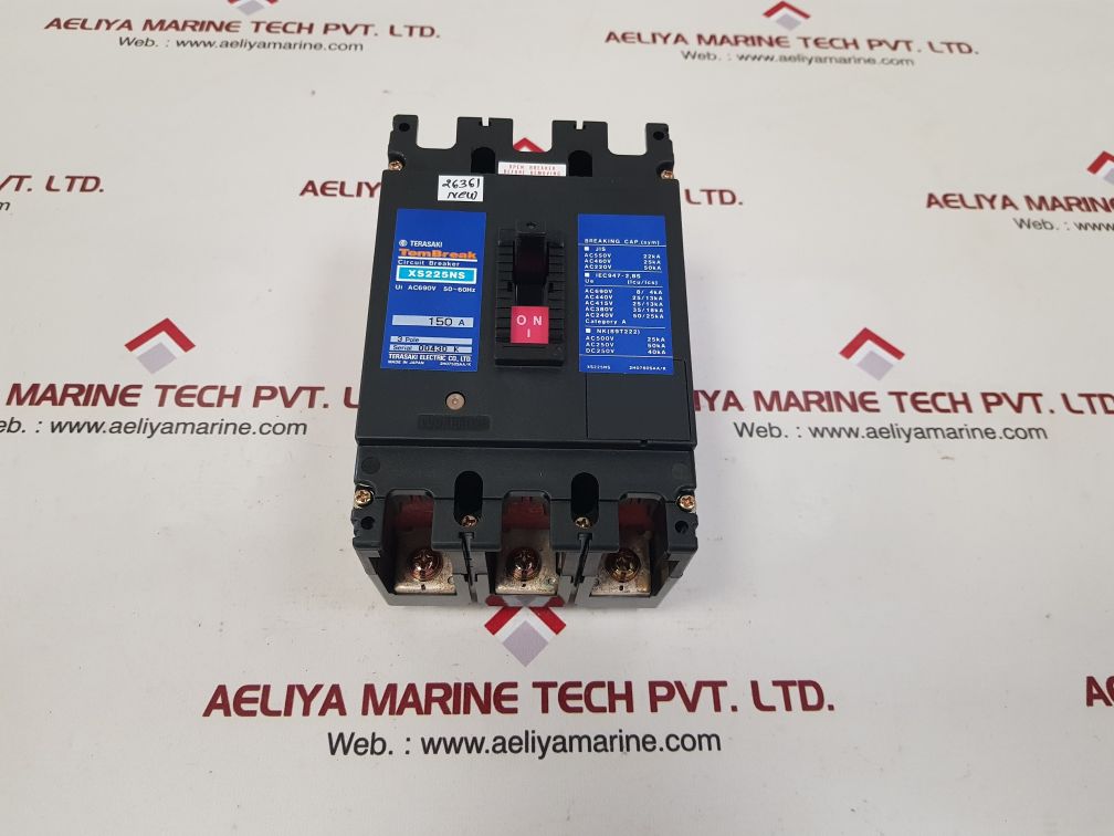 Terasaki electric xs225ns circuit breaker 150a