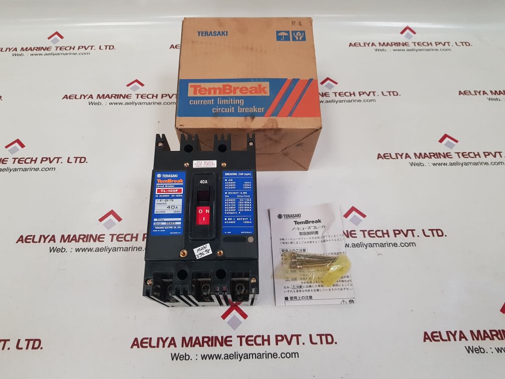 Terasaki electric tl-100f circuit breaker 40a NEW