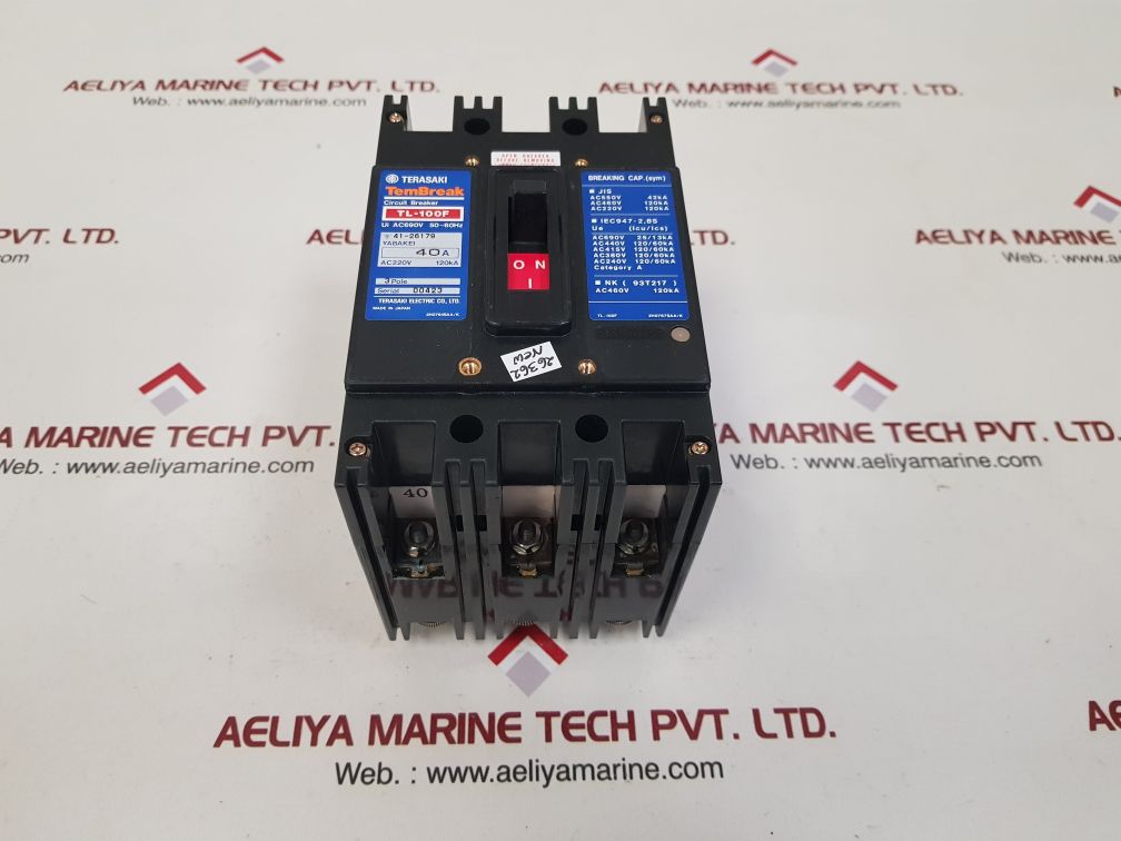 Terasaki electric tl-100f circuit breaker 40a NEW