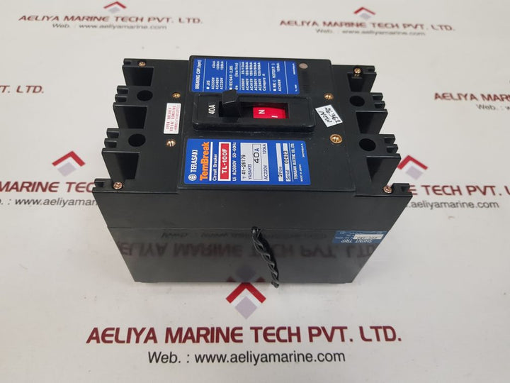 Terasaki electric tl-100f circuit breaker 40a NEW