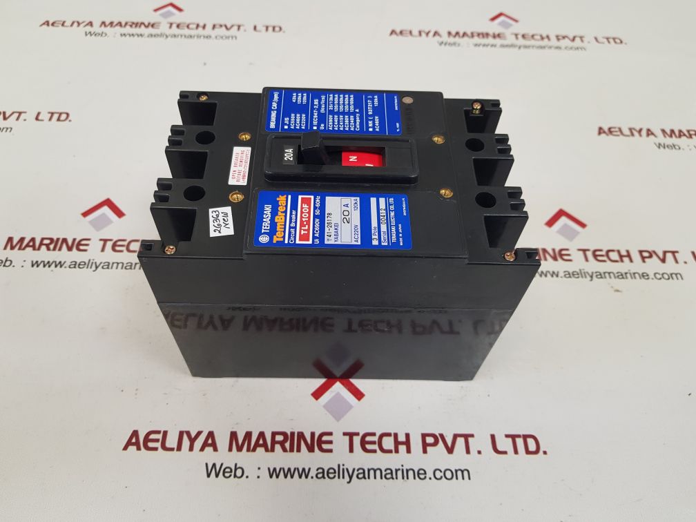 Terasaki tl-100f circuit breaker 20a