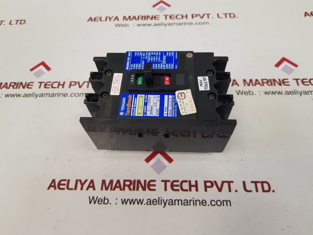 Terasaki xe100ns circuit breaker 20a