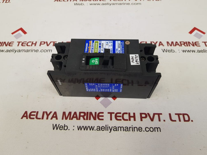 Terasaki xe50nb 2-pole circuit breaker 5a
