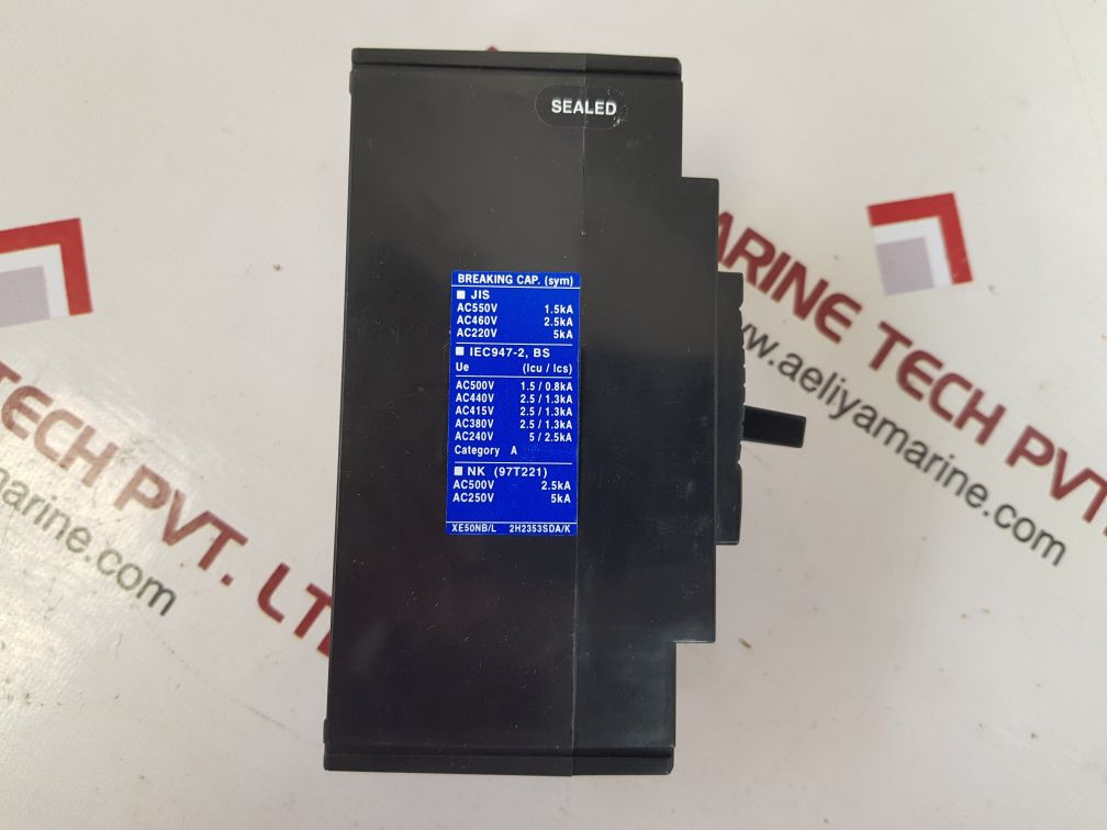 Terasaki xe50nb 2-pole circuit breaker 5a