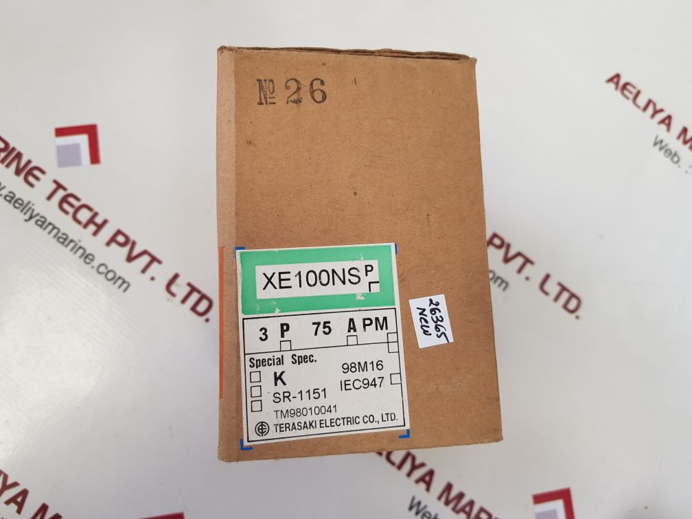 Terasaki xe100ns circuit breaker 75a