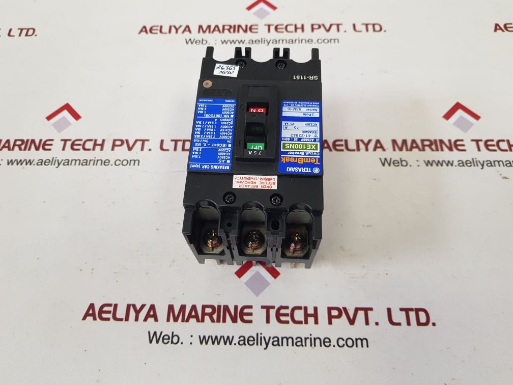 Terasaki xe100ns circuit breaker 75a