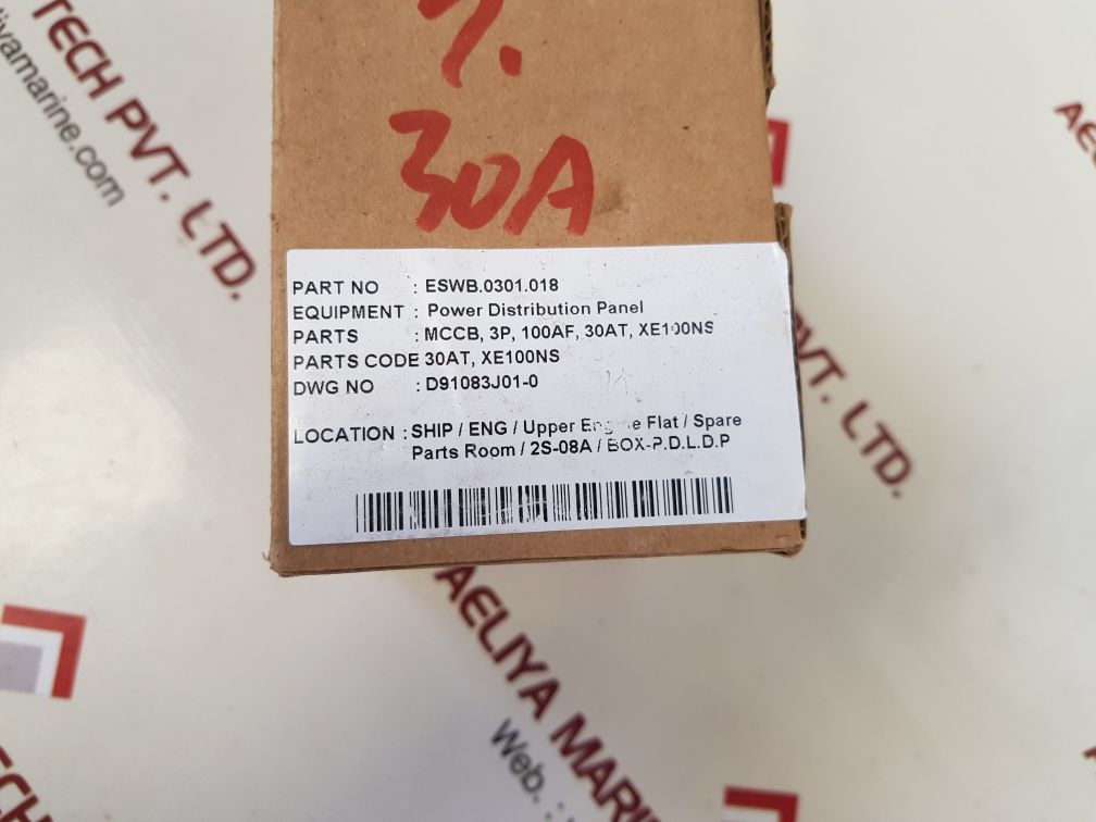 Terasaki xe100ns circuit breaker 30a