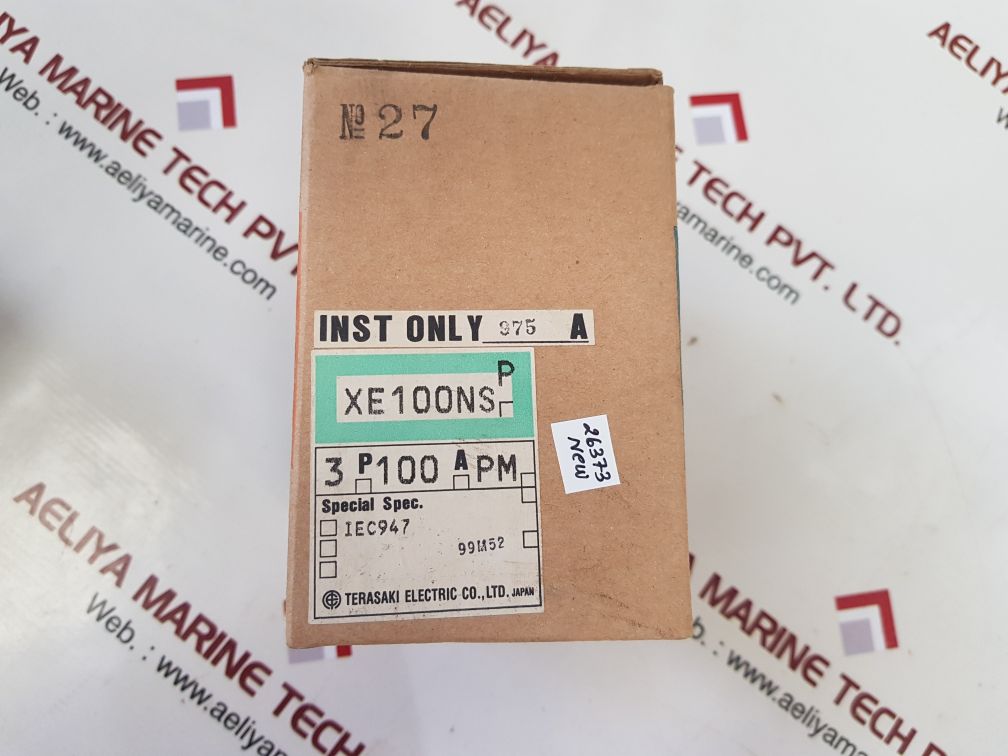 Terasaki xe100ns circuit breaker 100a