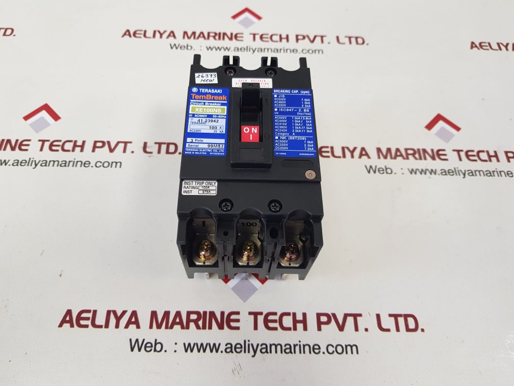 Terasaki xe100ns circuit breaker 100a