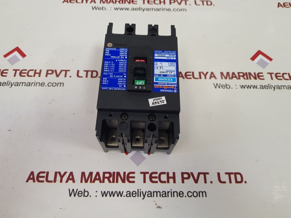 Terasaki xs30nb circuit breaker 15a