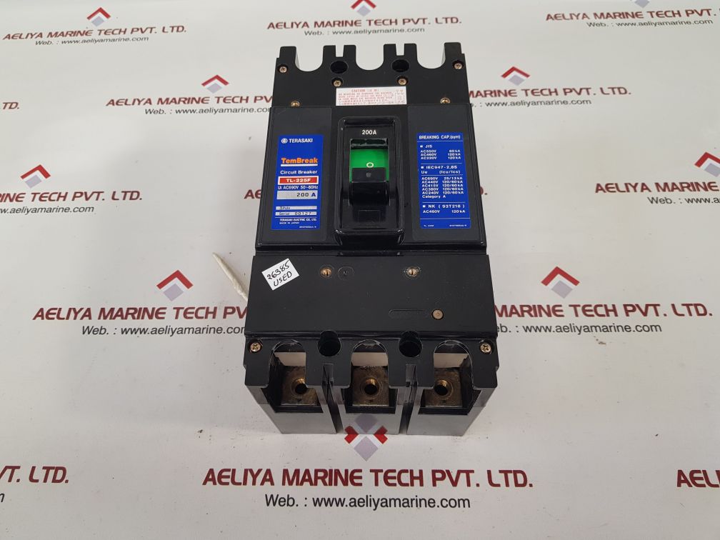 Terasaki tl-225f circuit breaker 200a Used
