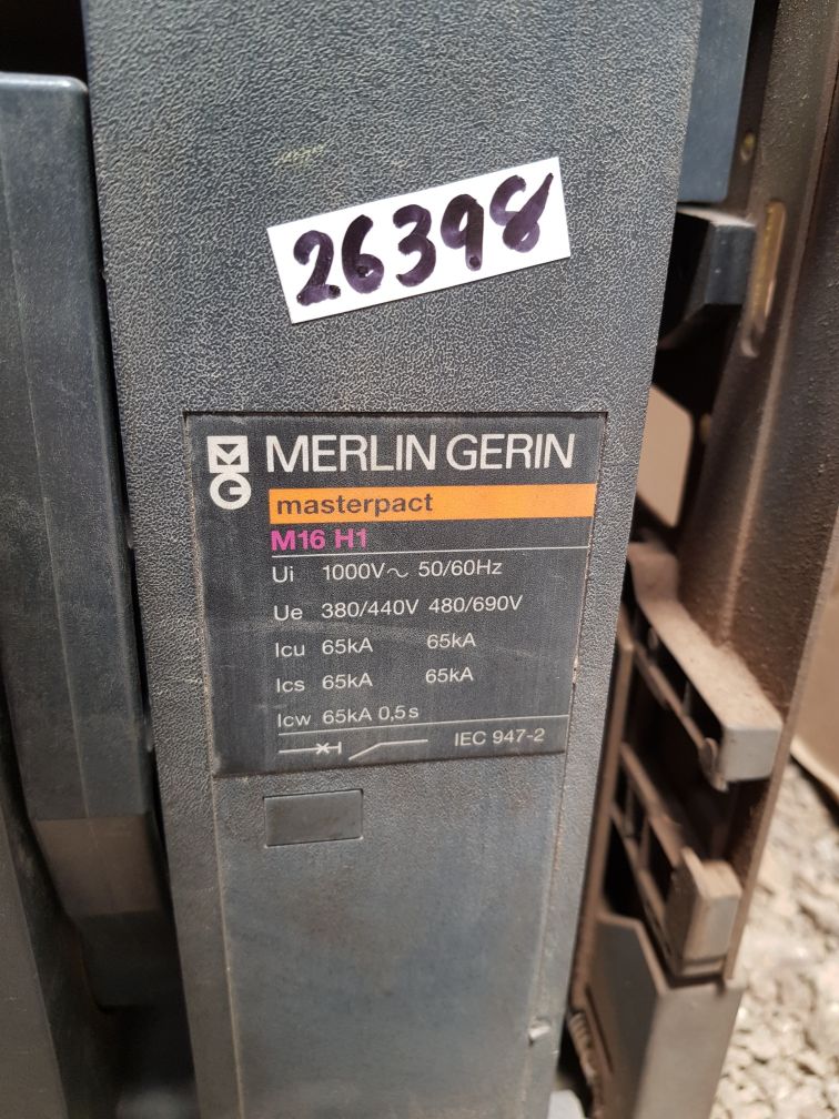 Merlin gerin masterpact m16 h1 circuit breaker