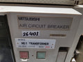 Mitsubishi ae3200-ss low voltage air circuit breaker 3200/2493 a