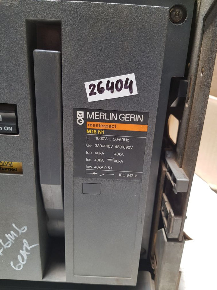 Merlin gerin masterpact m16 n1 circuit breaker str 58 u