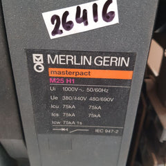 Merlin gerin masterpact m25 h1 circuit breaker str 58 u