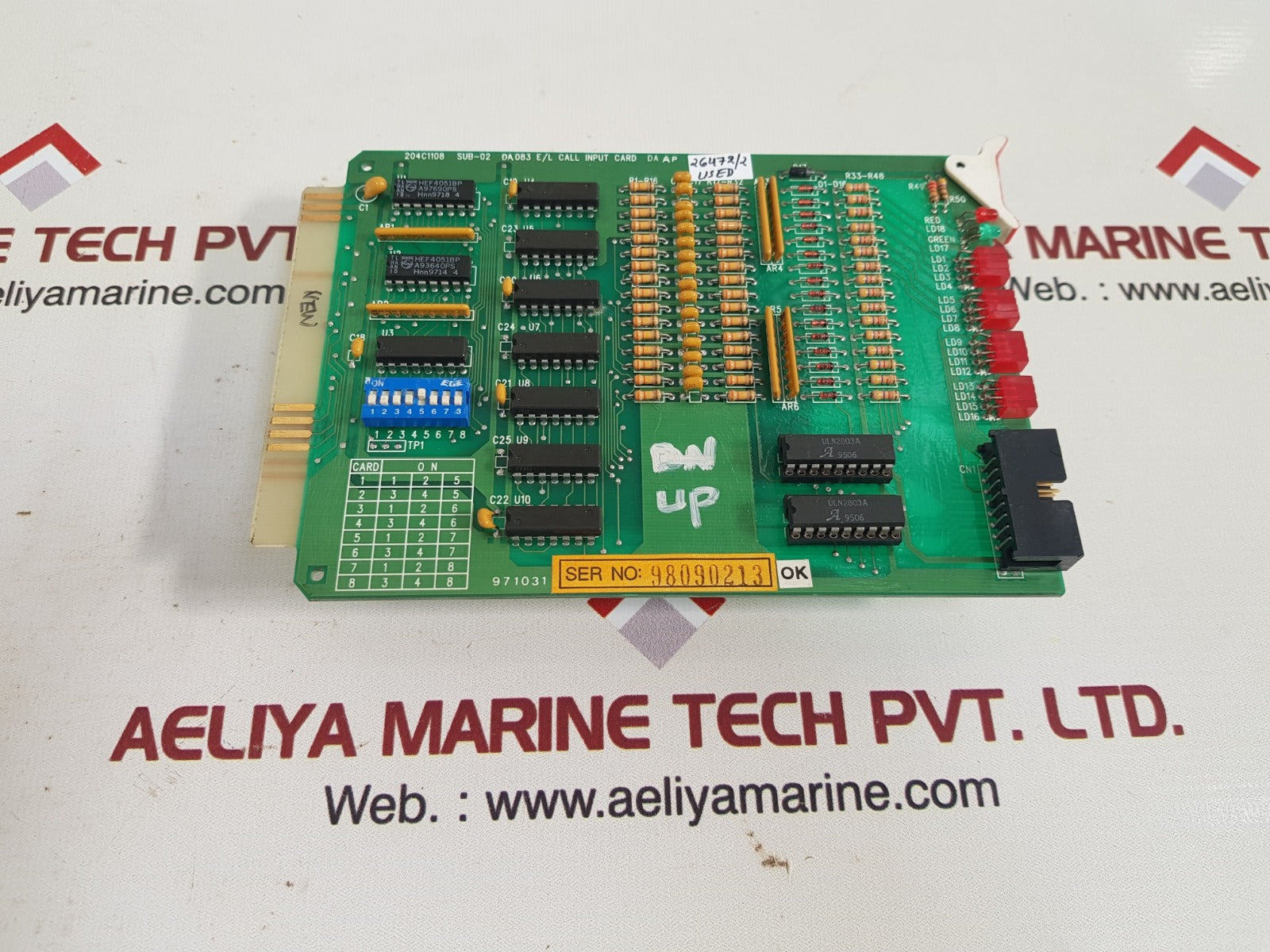 Hyundai sub-02 204c1108 e/l call input card