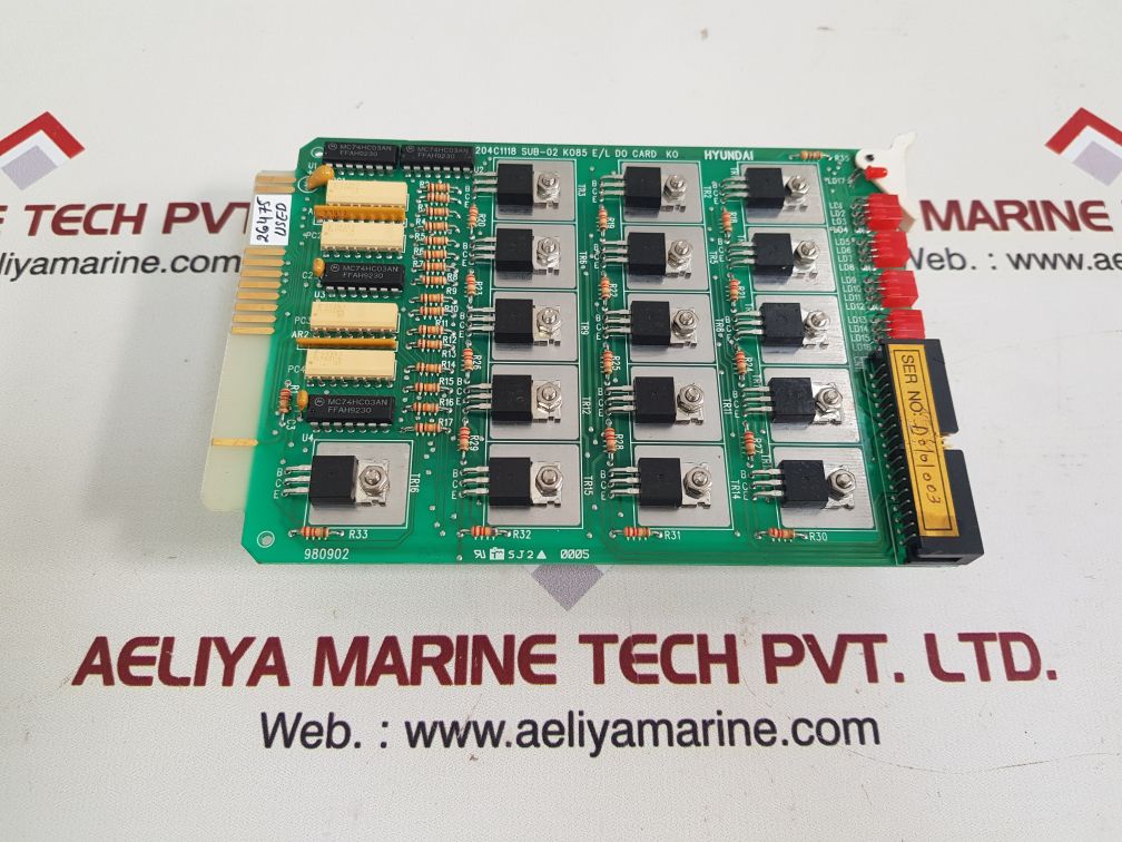 Hyundai 204c1118 e/l do card sub-02 k085