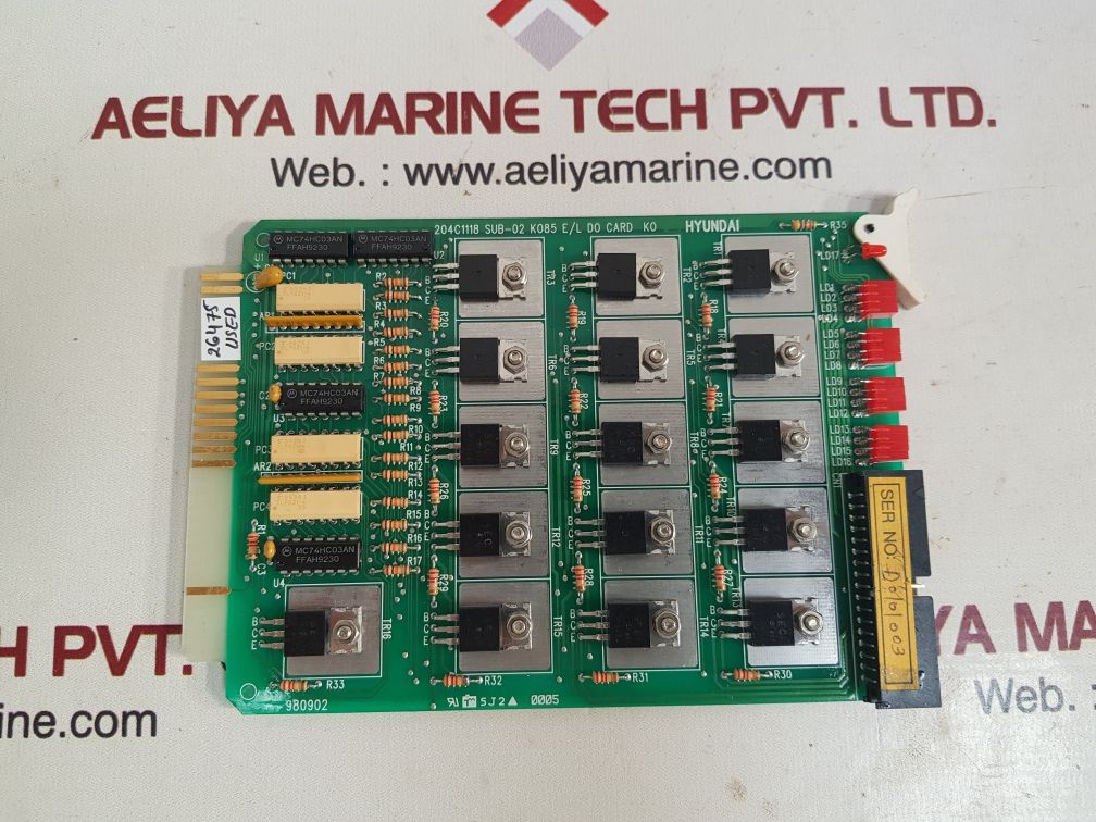 Hyundai 204c1118 e/l do card sub-02 k085