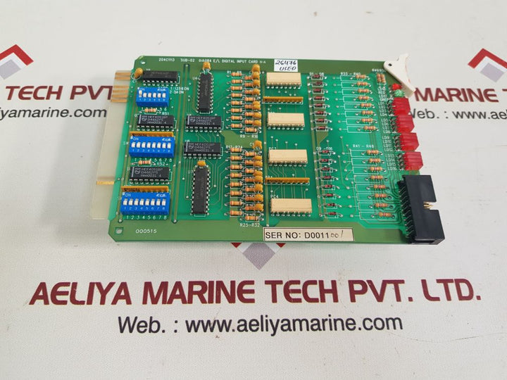 Hyundai sub-02 204c1113 e/l digital input card