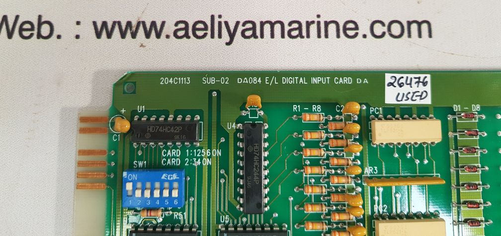 Hyundai sub-02 204c1113 e/l digital input card