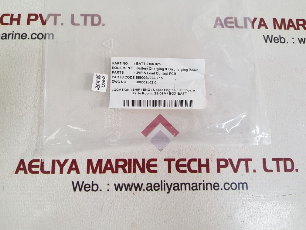 Uvr & load control pcb card batt.0106.025