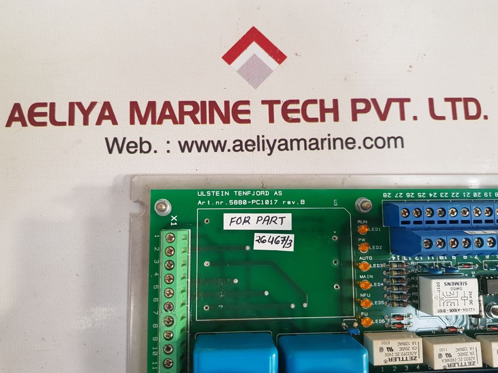 Ulstein 5880-pc1017 rev.b signal common pcb card 