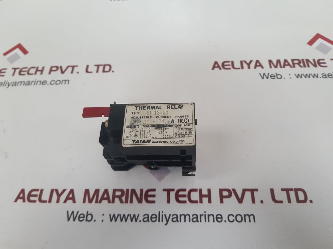 Taian electric rh-18/20 thermal relay