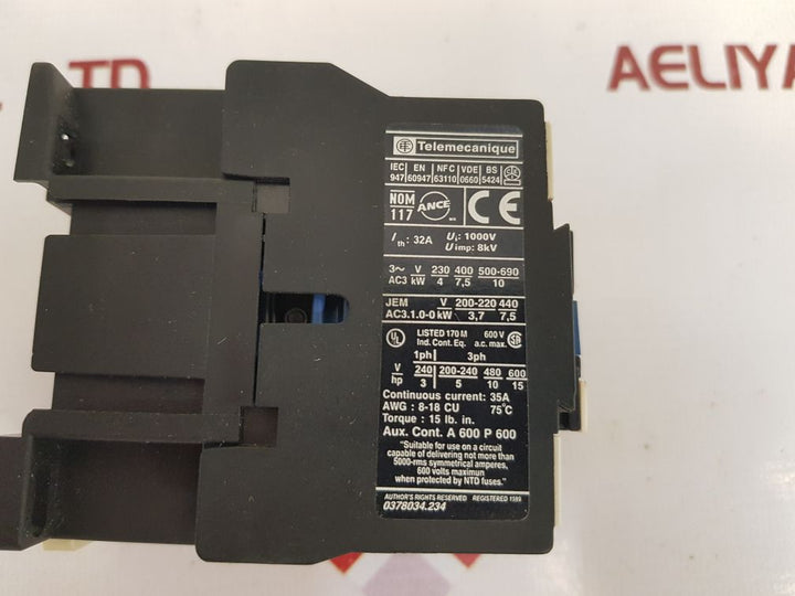 Telemecanique lc1 d1810 starter contactor 110v 50/60
