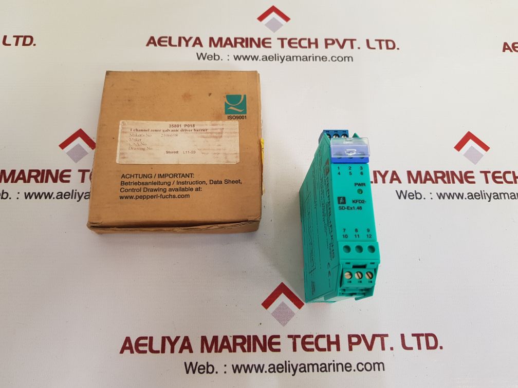 Pepperl+fuchs kfd2-sd-ex1.48 k-system solenoid driver 72044

