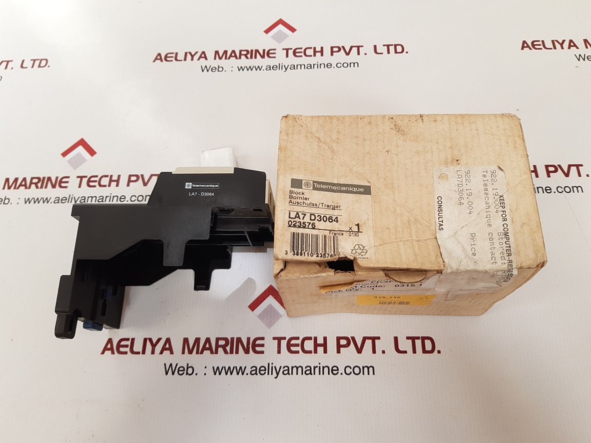 Telemecanique la7-d3064 thermal overload relay terminal block