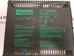 Murr elektronik mcs10-115/24 single phase 85086 switch mode power supply used
