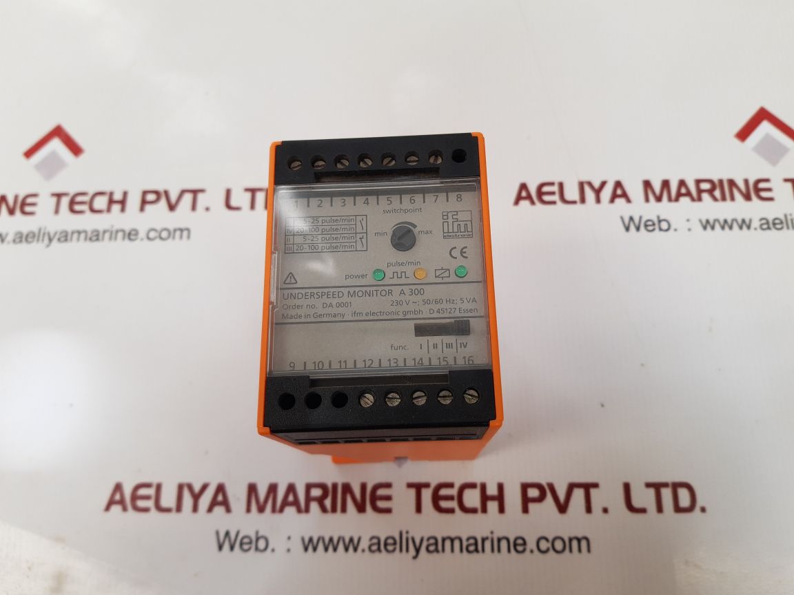 Ifm electronic a300 speed monitor da0001 