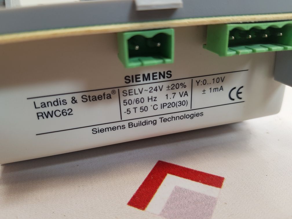 Siemens rwc62 temperature control module
